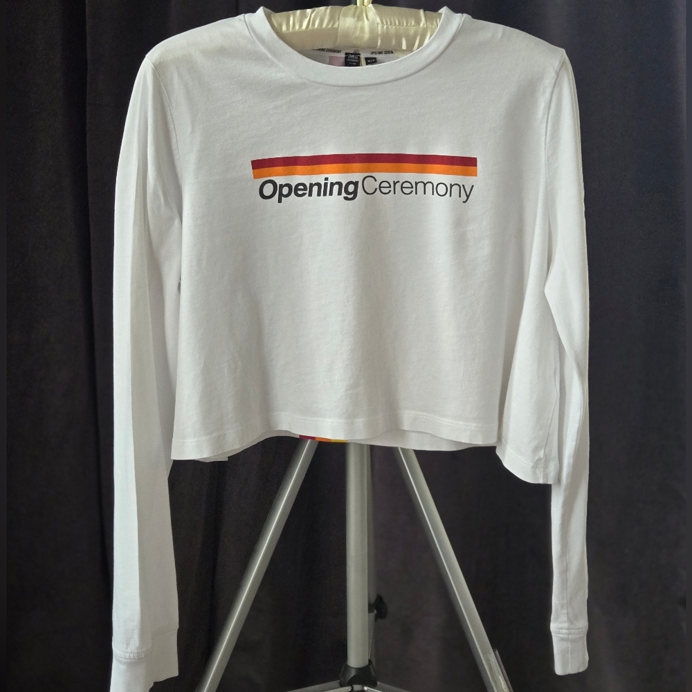 Opening Ceremony White Long Sleeve Shirt